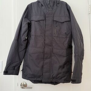 Burton Men's Charcoal Hooded Jacket